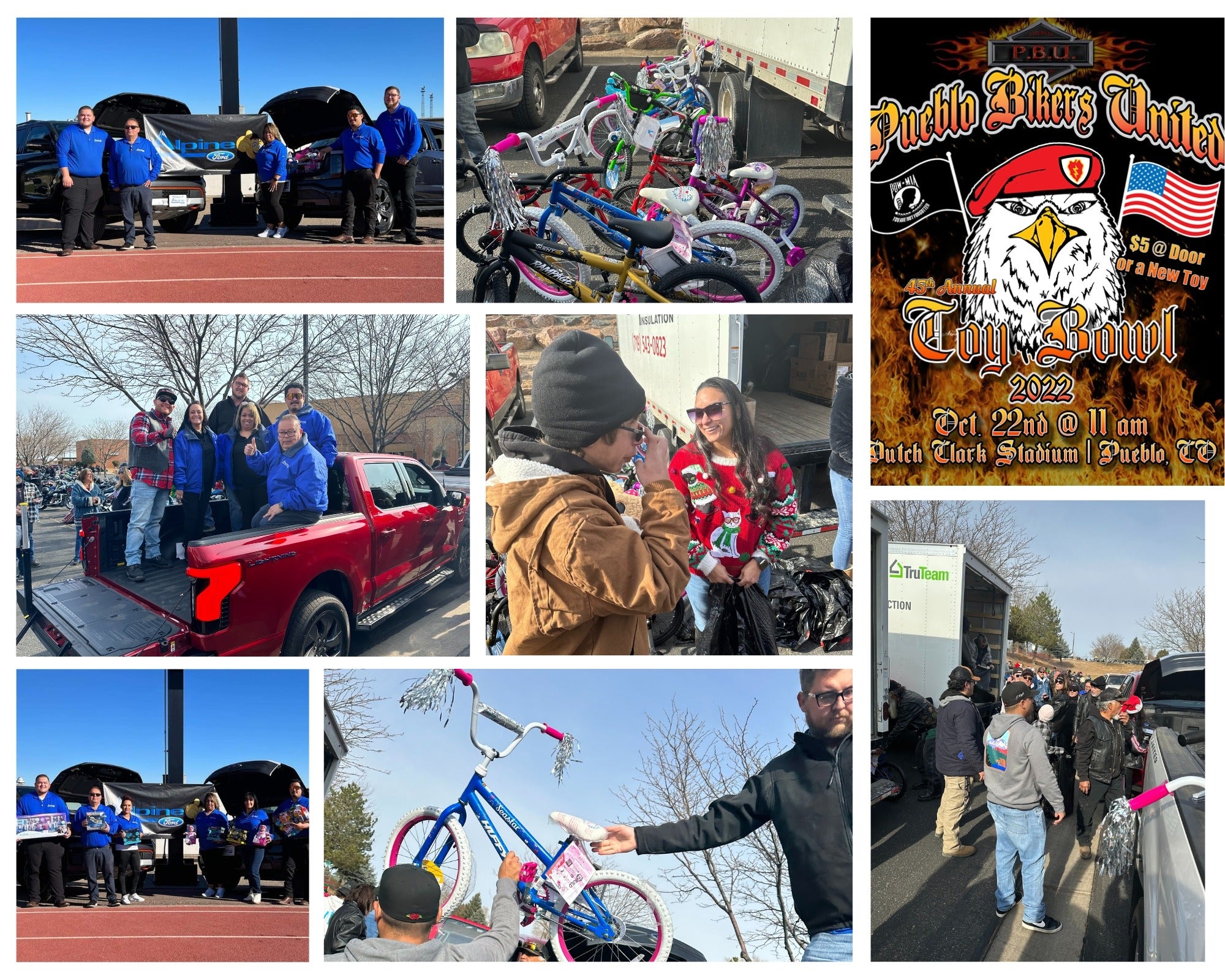 43rd Pueblo Bikers United Toy bowl